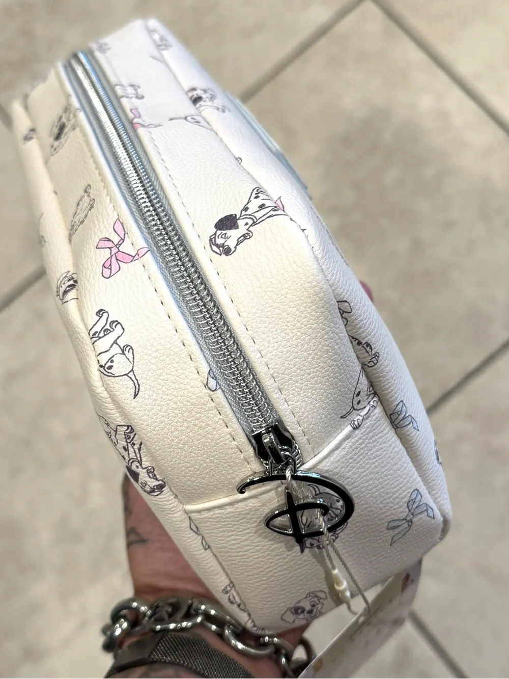 Disney 101 Dalmatians White Cosmetic Pouch